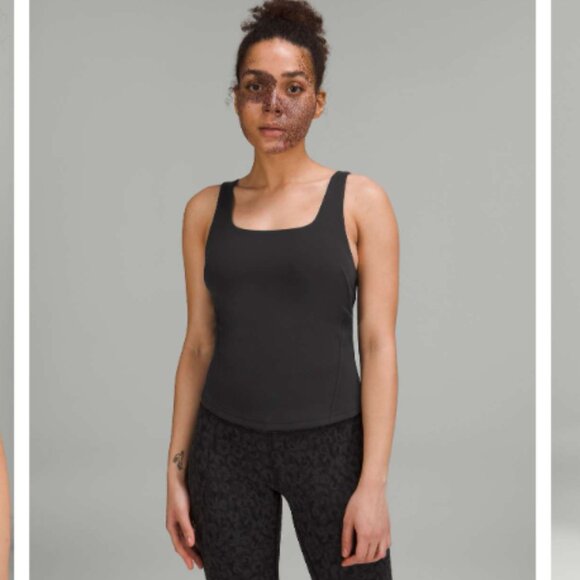 Lululemon Instill Racerback Tank Top Size 18 Black - Picture 7 of 7